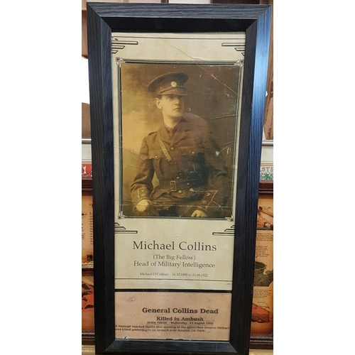 188 - Michael Collins (The Big Fellow) Head of Military Intelligence, c.10.5 x 22in