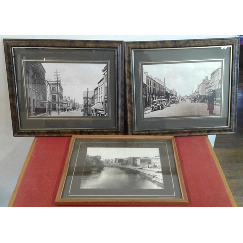 625 - Three Framed Photographs relating to Tullamore and Clonmel