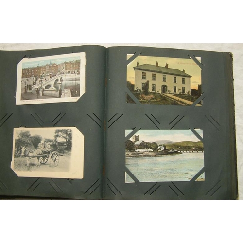 14 - Postcard Album - Mount St,. Joseph's, Roscrea, Clare, Tipperary and World (c. 150)