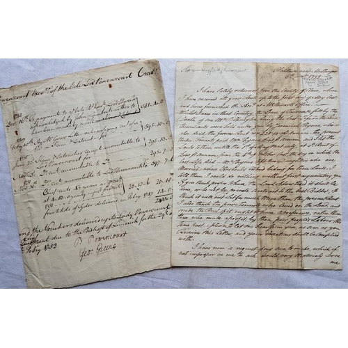 22 - The Wingfield - Powerscourt Estates in Clare and Limerick - two interesting letters, 1752 and 1799