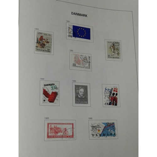 29 - Collection of Danish Stamps (1938-1993) in printed Album. Virtually compete collection plus some ear... 