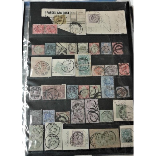 30 - Collection of Great Britain Stamps used in Ireland and Postal History - 1844+, Numeral in Diamond ca... 