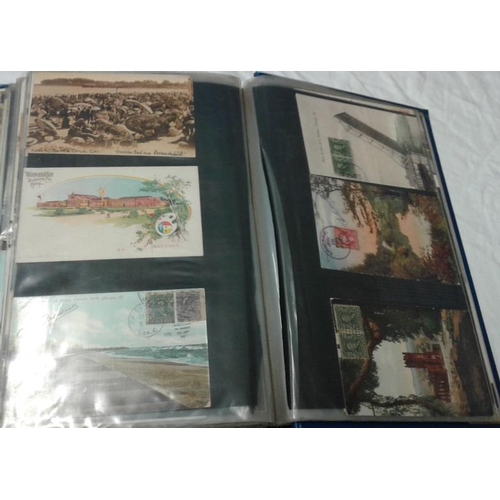 33 - Collection of over 200 Postcards, mainly older and good used USA and France, c. 1910. Bearing some i... 