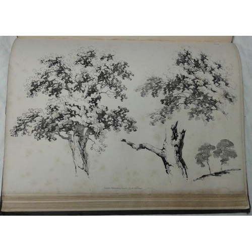 41 - J. D. Harding - 'Elementary Art' (1838). Folio. Lithograph plates.