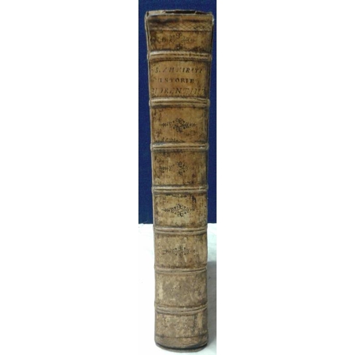 54 - Scipione Ammirato - 'Istorie Florentine (History of Florence) (1600) 1st Edition. Folio. Original Gi... 