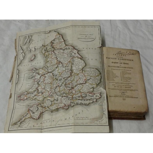 70 - Crosby's Gazetteer of England and Wales' (1807). Two Folding maps. Fine binding.