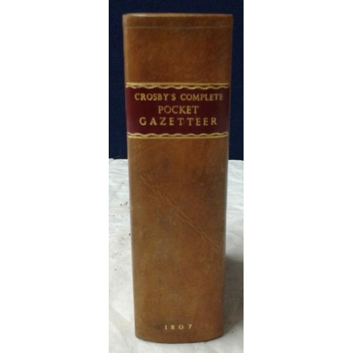 70 - Crosby's Gazetteer of England and Wales' (1807). Two Folding maps. Fine binding.