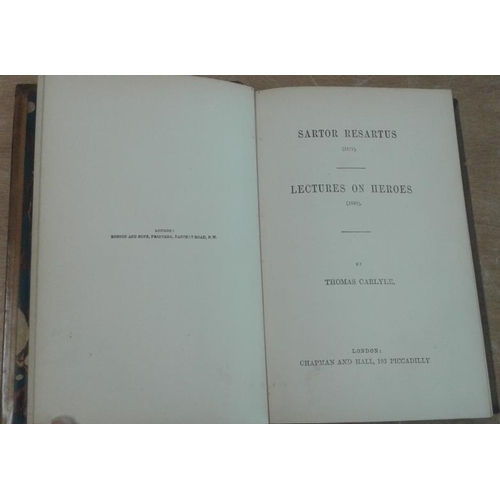 71 - Thomas Carlyle - 'French Revolution', 'Lectures on Heroes', 'Chartism Past & Present', 'Schiller & S... 