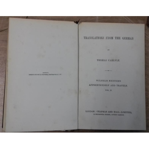 77 - Thomas Carlyle - 'Translations from the German' - 2 Volumes