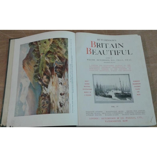 81 - Four Volumes of Hutchinson's Britain Beautiful - An illustrated account of the magnificent Historica... 