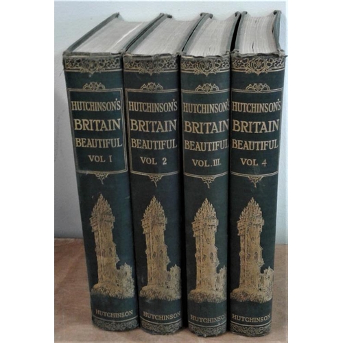 81 - Four Volumes of Hutchinson's Britain Beautiful - An illustrated account of the magnificent Historica... 