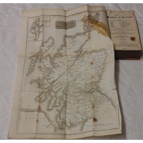 91 - 'Crosby's Gazetteer of England and Wales' (1807). Map. Calf;   and 'Gazetteer of Scotland' (1819). M... 