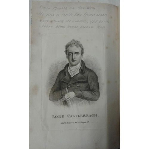 108 - Rev. J. Nightingale - 'Life & Administration of the Late Marquis of Londonderry' (1822). First, with... 