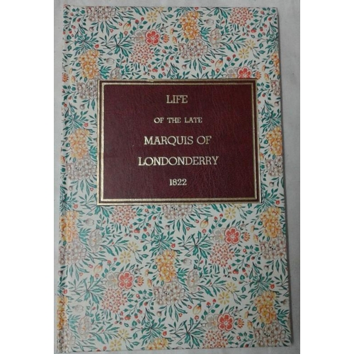 108 - Rev. J. Nightingale - 'Life & Administration of the Late Marquis of Londonderry' (1822). First, with... 