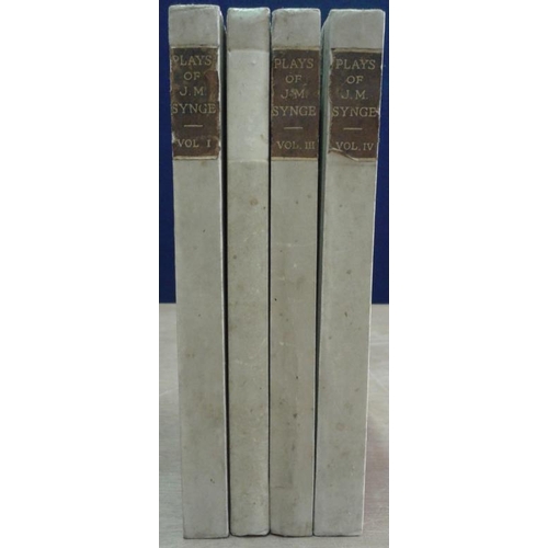 120 - 'The Plays of  John M. Synge' (1911). 4 volumes. Half vellum.