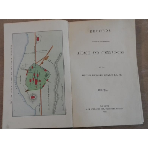 507 - 'Records relating to Diocese of Ardagh and Clonmacnoise' by Canon Monahan (1886). Original edition.