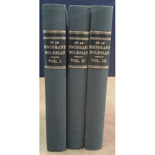 541 - Reminiscences of an Emigrant Milesian. The Irish Abroad and at home, in the Camp, at the Court. With... 