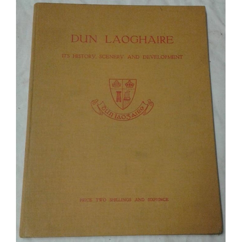 544 - M. Robertson - 'Dun Laoghaire' (1936). 1st Edition. Illustrated by maps and photographs. Small folio... 