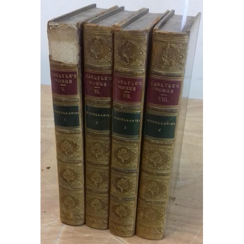 548 - Thomas Carlyle - 'Miscellanies' - 4 Volumes