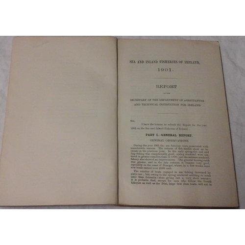 552 - 'Reports of the Sea and Inland Fisheries of Ireland' for the Years 1896, 1901and 1902