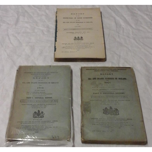 552 - 'Reports of the Sea and Inland Fisheries of Ireland' for the Years 1896, 1901and 1902