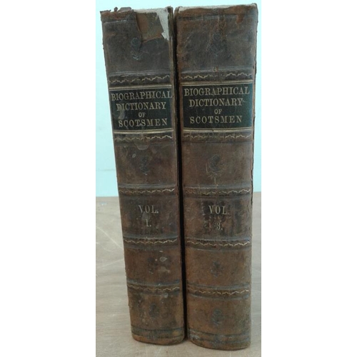 554 - 'Biographical Dictionary of Scotsmen' - 2 volumes