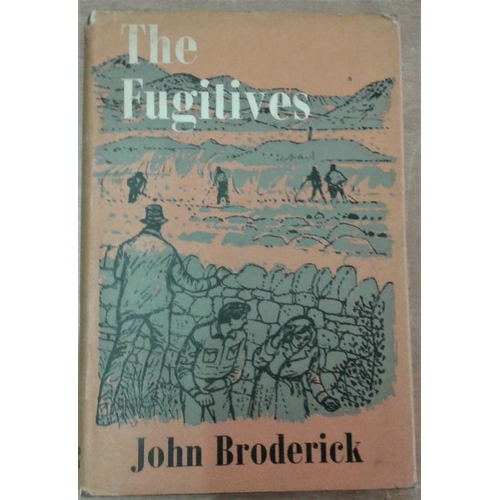 560 - 'The Fugitives' by John Broderick. First edition in dust wrapper and others similar. 9 books.