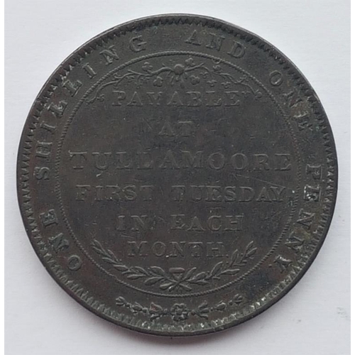 75 - Ireland Charleville Token (Tullamoore), 1 Shilling & 1 Penny