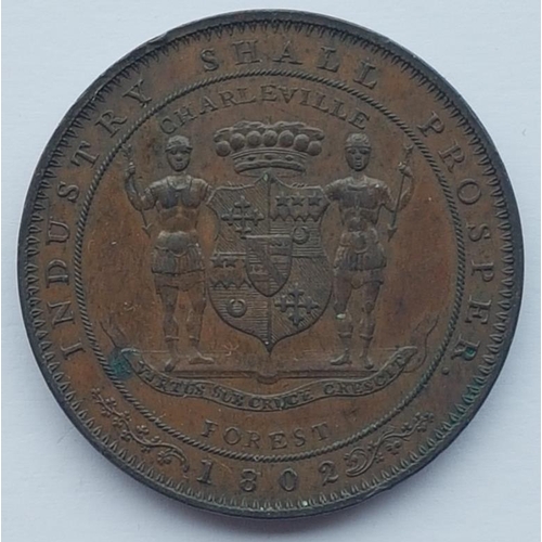 76 - Ireland Charleville Token (Tullamoore), 1 Shilling & 1 Penny