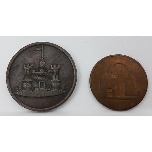 99 - Limerick, Stein Brown & Co. One & Two Tubs Tokens (2)