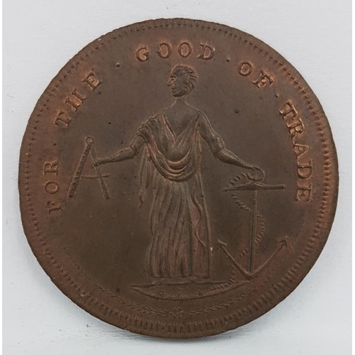102 - Ireland Half Penny Token 1796 