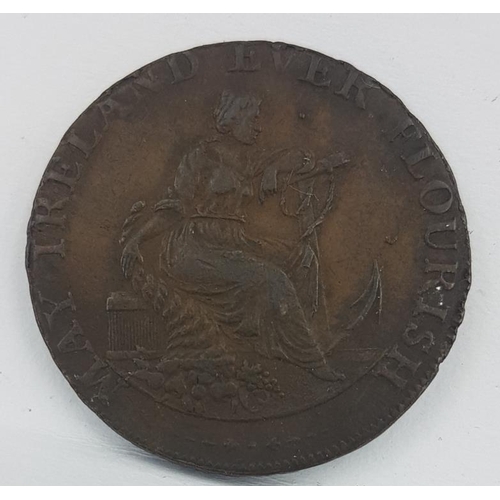 111 - Dublin Half Penny Token 1794 