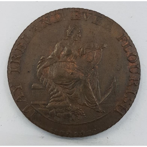 136 - Dublin Half Penny Token 1794 