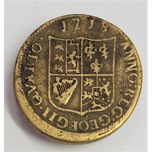 89 - Ireland Coin Weight 1781 Brass