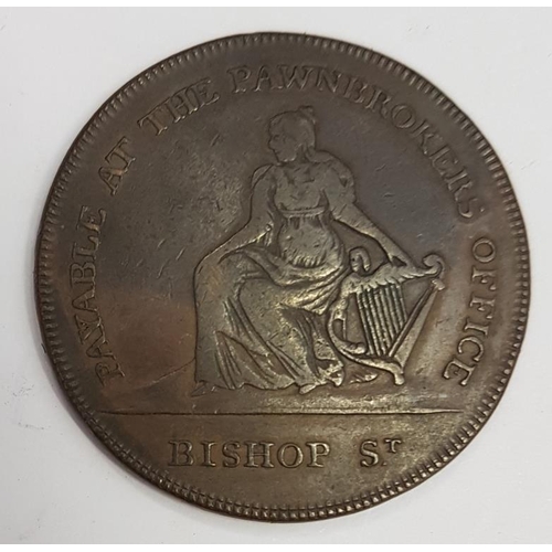 97 - Dublin Penny Token 1804 