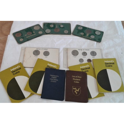 239 - Ireland & GB Decimal Coin Sets (various) (10)