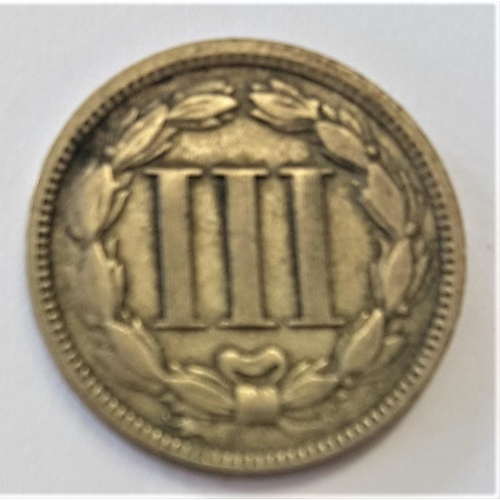 294 - USA 3 Cent 1868