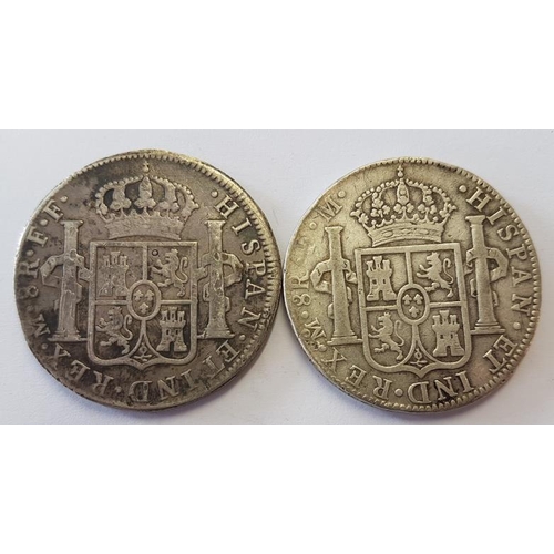 299 - Spain 8 Reaels 1779 and 1790 (2)
