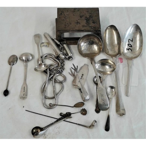 514 - Collection of Various Hallmarked Silver and White Metal, c.490 grams