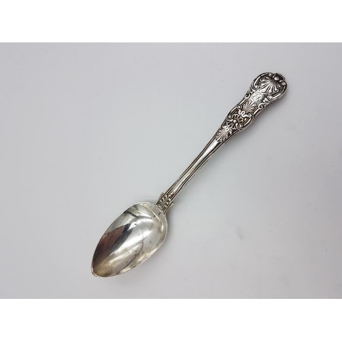 423 - Georgian Irish King's Pattern Spoon, Hallmarked Dublin c.1829 with maker's marks 