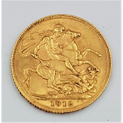 260A - GB, Edward VII Gold Sovereign, 1912