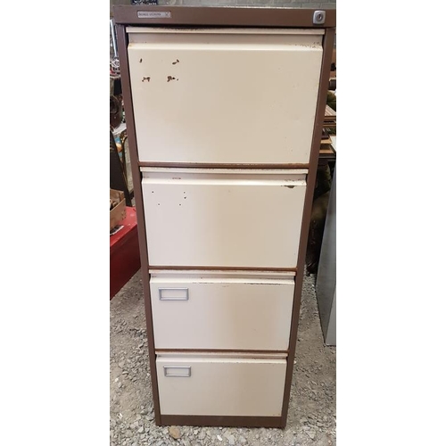74 - Filing Cabinet with Key - 52ins tall