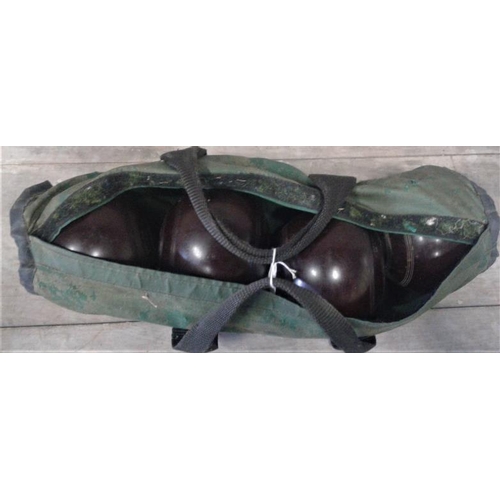102 - Set of Lawn Bowls in Carrying Bag