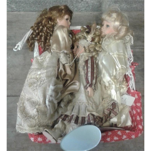 109 - Three Dolls in a Basket