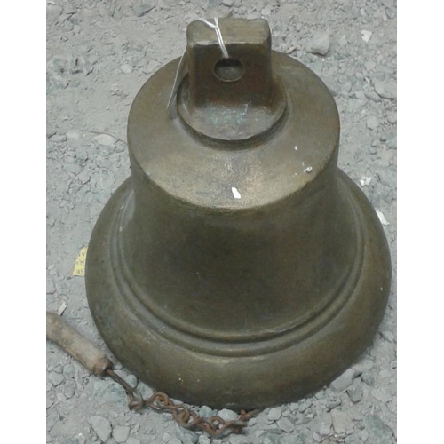 131 - Bronze Bell, c.9.5in tall