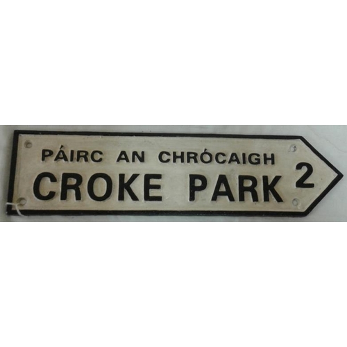 242 - 'Croke Park' Sign - c. 15 x 4ins