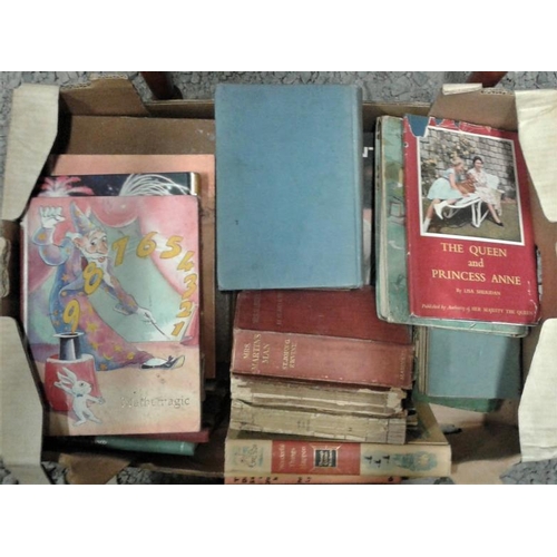 86 - Five Boxes of General Interest Books