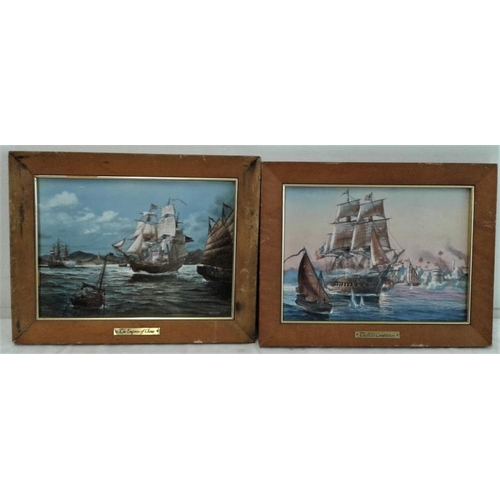 381 - Two Models of Boats and Two Nautical Plaques