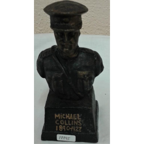 382 - Michael Collins Bust - 7ins tall