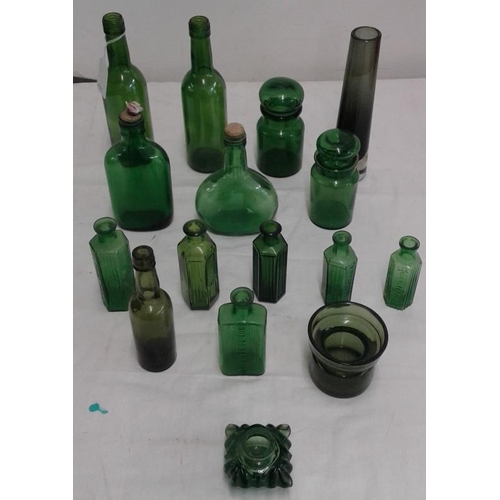 388 - Collection of Green Glassware